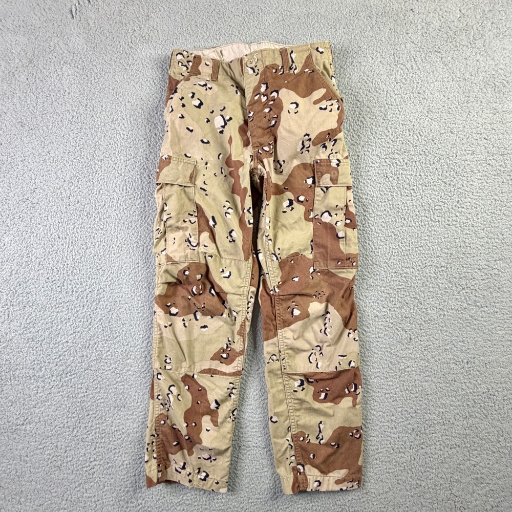 USGI Military Combat Trousers Desert Camo Chocolate Chip Cargo Pants Small Short